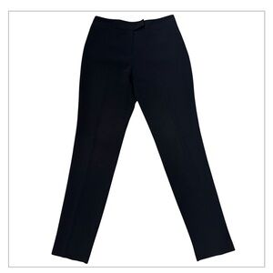 Louben  Black Tailored Trousers with Smooth Texture